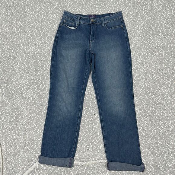 NYDJ Straight Leg Jeans size 8 - Picture 1 of 8